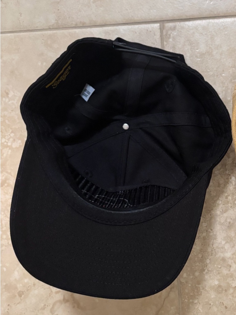 Seager Baseball Cap- Black